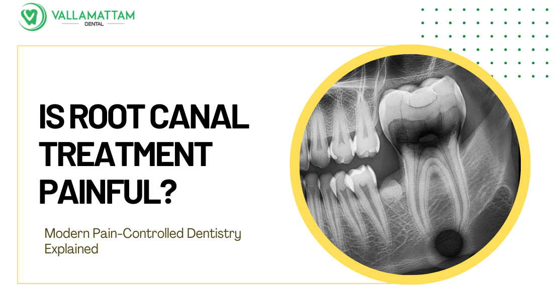 Image of an Xray of a tooth needing root canal treatment